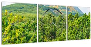 Kép - Babi Hora, Lengyelország (órával) (90x30 cm)