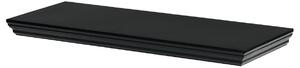 P-024 falipolc, fekete matt, 60 cm