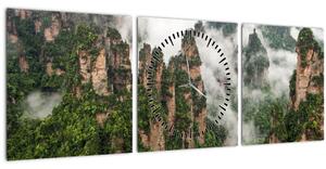 Kép - Zhangjiajie Nemzeti Park, Kína (órával) (90x30 cm)