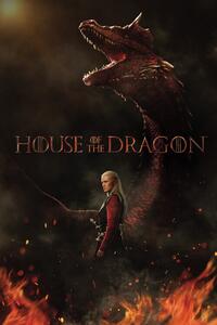 Művészi plakát House of the Dragon - Daemon Targaryen, (26.7 x 40 cm)
