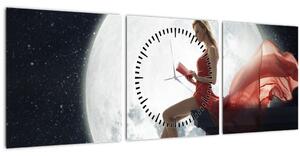 Kép - Nő a holdfényben (órával) (90x30 cm)