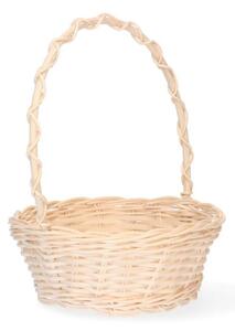 Rattan kosár M méret - fehér