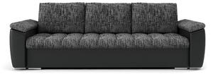 VEGAS III kanapéágy, szín - hamuszürke / fekete