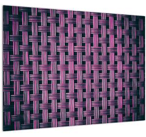Lila textúrás kép (üvegen) (70x50 cm)