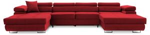 Szétnyitható sarok kanapé RIGATTO III PRO 1 Piros