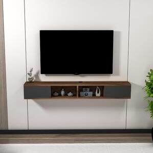 TV asztal/szekrény Mayaren (világos dió + antracit)