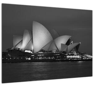 A Sydney-i Operaház képe (üvegen) (70x50 cm)