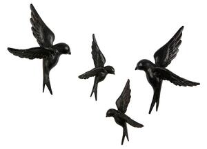 Avaler dekoratív madarak fekete
