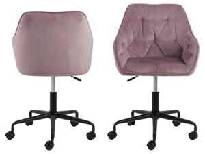 Brooke irodai szék rózsaszín / fekete