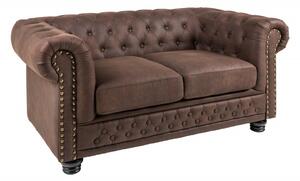 Chesterfield II 2 személyes kanapé 150 cm barna