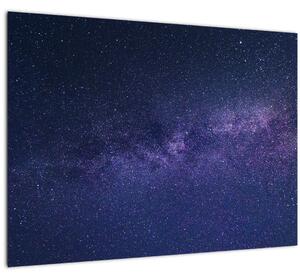 Éjszakai égbolt képe (üvegen) (70x50 cm)