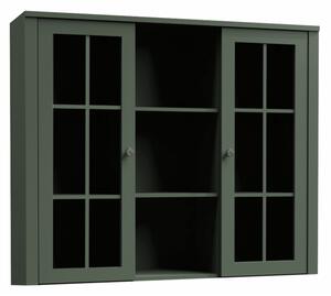 Provance vitrines rátét szekrény (W2D) zöld
