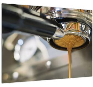 Kép - espresso (üvegen) (70x50 cm)