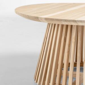 Irune teakfa dohányzóasztal, ⌀ 80 cm - Kave Home