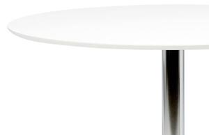 Ibiza étkezőasztal fehér/króm színű