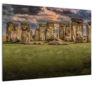 Stonehenge képe (üvegen) (70x50 cm)