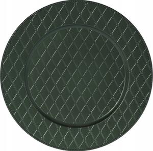 Home Styling Collection Podstawka dekoracyjna pod talerz, Ø 33 cm, zielony