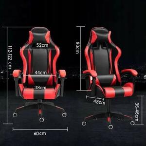 Extralink Gaming, Gamer Szék, Irodai, Forgatható, Fekete, G-524