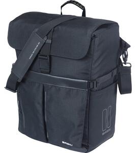 Torba BASIL MOVE COMMUTER BICYCLE BAG, MIK HOOKS, 15L, Wodoodporna, Black (NEW 2025)