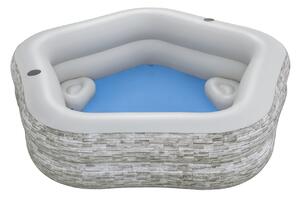 Bestway Family Pool TruPrint ötszögletű medence (213 x 206 x 53 cm )