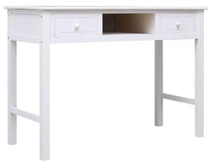 VidaXL Fehér Fa Íróasztal - 108x45x76 cm