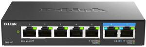 D-Link DMS-107/E hálózati kapcsoló Beállítást nem igénylő (unmanaged) Gigabit Ethernet (10/100/1000) Fekete