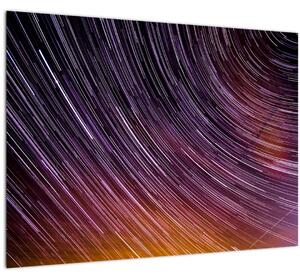 Homályos csillagok képe az égen (üvegen) (70x50 cm)