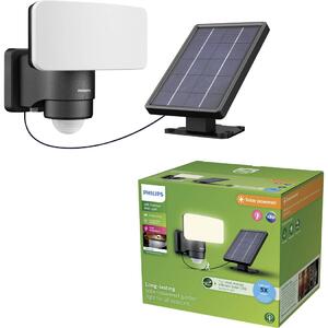 Philips Tylus Napelemes kültéri fali lámpa mozgásjelzővel LED 6 W Fekete (929004632301)