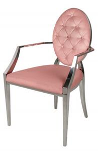 Modern Baroque szék rózsaszín