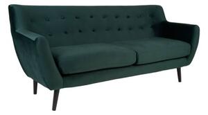 Monte 3 személyes kanapé zöld bársony