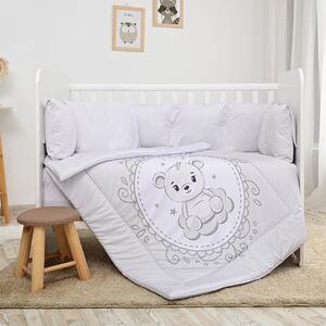 LORELLI Lilly ágynemű garnitúra 60x120 - Little Bear Grey