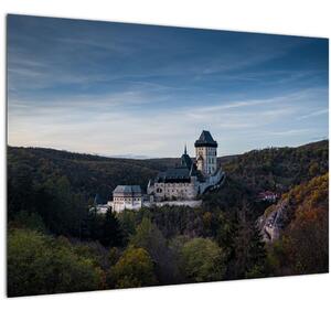 Karlstejn képe (üvegen) (70x50 cm)