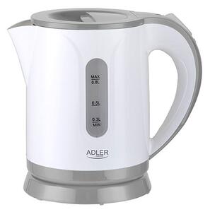 Adler AD1371g vízforraló 0,8L fehér-szürke
