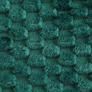 Vastag takaró zöld színben, modern mintával Szélesség: 150 cm | Hossz: 200 cm