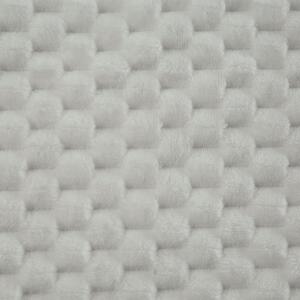 Vastag takaró fehér színben, modern mintával Szélesség: 200 cm | Hossz: 220 cm