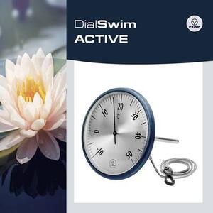 FIAP DialSwim ACTIVE Medence hőmérő Nemesacél, Kék (eloxált) (2994)