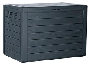Prosperplast WOODEBOX kerti box antracit 190L