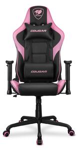 Cougar Armor Elite Gamer szék Fekete/Rózsaszín