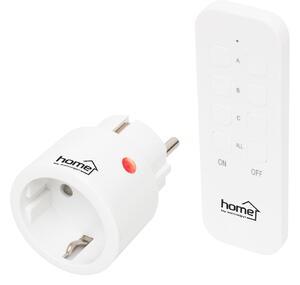 Home távirányítható mini hálózati aljzat szett, 2300 W, 1 aljzat + 1 távirányító (TH2311)