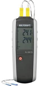 Kétcsatornás digitális K típusú hőmérő, kettős hőmérő -200...+1372 °C Voltcraft PL-120 T2