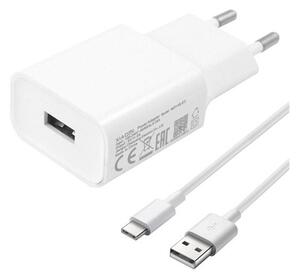 XIAOMI hálózati töltő USB aljzat (5V / 2000mA, gyorstöltés támogatás + Type-C kábel) FEHÉR (MDY-08-EO_TYPEC)