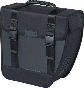 Basil Alforja Derecha Tour Waterproof Hook-on 14l Imperm. Poliester Negro C/reflect. (34x14x34 Cm)