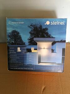 Steinel LED AUSSENLEUCHTE L 820 SC SI 087579 LED-es kültéri fali lámpa mozgásérzékelővel Nélkül 9.8 W LED Ezüst