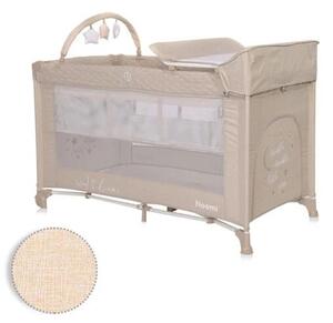LORELLI Noemi 2 Plus multifunkciós utazóágy - For Beige Star
