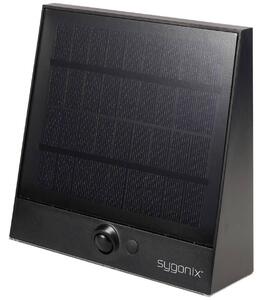 Sygonix Napelemes kültéri fali lámpa mozgásjelzővel LED Fixen beépített LED-es 2 W Antracit szürke (SY-5801970)