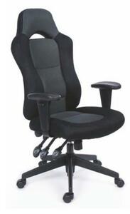 Mayah Racer Plus "Főnöki" Irodai Görgős Forgószék - Fekete/Szürke