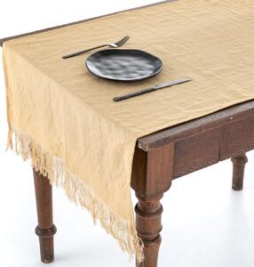 Tom Linen asztali futó rojtokkal – Lada, 65x140 cm