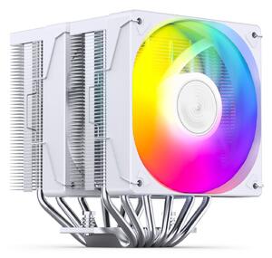 Jonsbo CR-3000E Processzor Hűtő Dupla Torony 260W ARGB Fehér