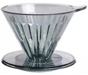 Plastikowy dripper Timemore Crystal Eye 01 Transparent Black