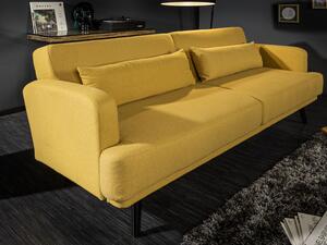 Studio kanapé 210 cm sárga